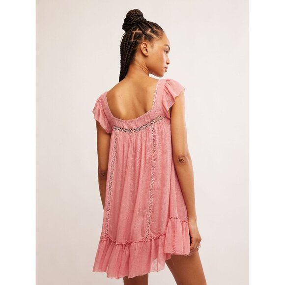 FREE PEOPLE Olivia Dress / Flamingo size Small NWT - Picture 5 of 7